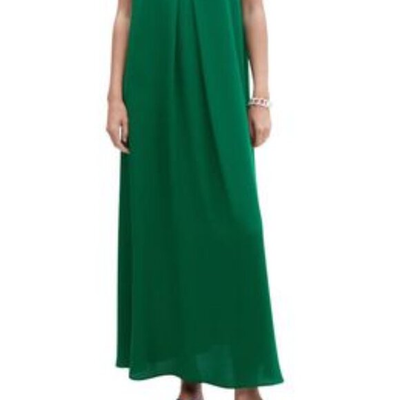 Mango Linda Pleat Sleeveless Maxi Dress - Picture 13 of 13
